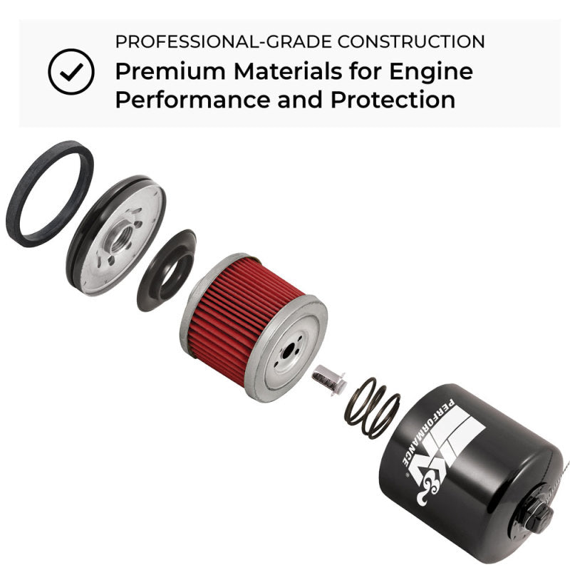 K&N Oil Filter 1.625in OD x 2.063in H for 99-07 KTM 250/400/450/520/525/540/625/660/690 (2nd Filter) K&N Engineering KNNKN-157