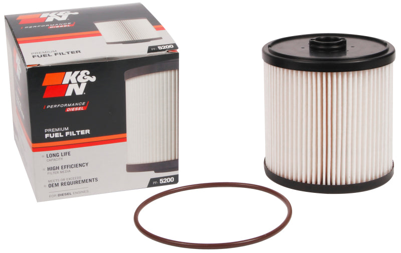 K&N PF-5200 fuel filter in retail packaging