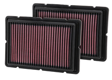 Load image into Gallery viewer, K&amp;N Replacement Air Filter 05-09 Ferrari F360 11.125in O/S Length x 7.625 O/S Width x 1.313in H K&amp;N Engineering KNN33-2494