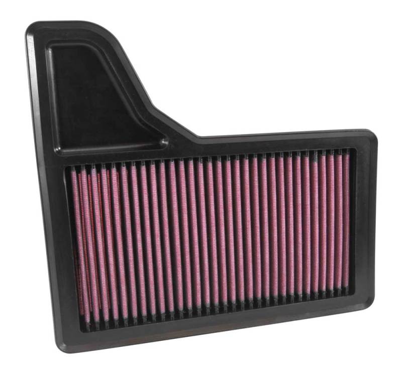 K&N Replacement Panel Air Filter for 2015 Ford Mustang 2.3L L4/3.7L V6/5.0L V8 K&N Engineering KNN33-5029