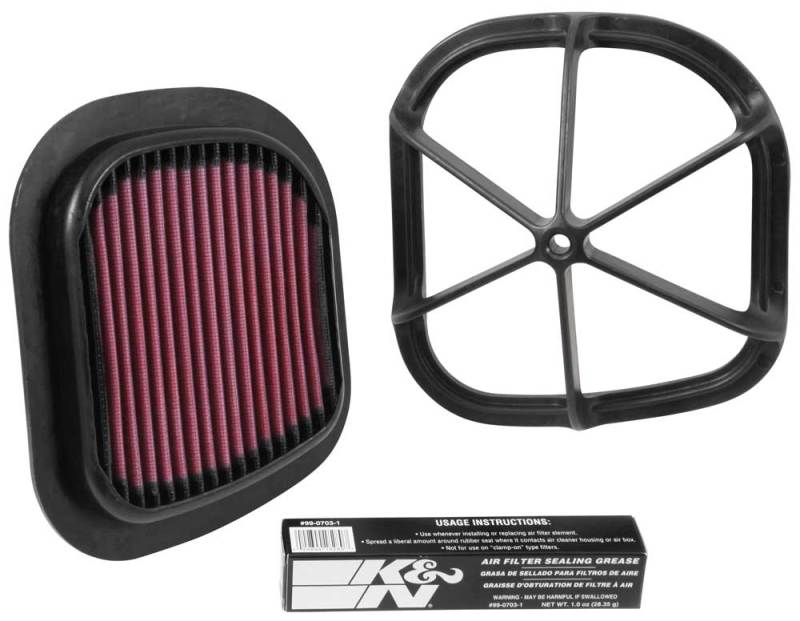 K&N Replacement Unique Panel Air Filter for 07-15 KTM 125/144/150/200/250/300/350/400/450/505/530 - Black Ops Auto Works