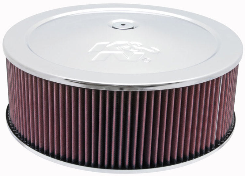 K&N Round Air Filter Assembly 5.25in ID / 5in Height / 5.125in Neck Flange / 1 1/4in Drop Base K&N Engineering KNN60-1300