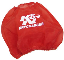Load image into Gallery viewer, K&amp;N Round Tapered Drycharger Air Filter Wrap Red 7.5in Base ID / 4.5in Top ID / 6in Height K&amp;N Engineering KNNRF-1048DR