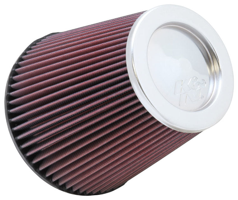 K&N Round Tapered Universal Air Filter 6 inch Flange 7 1/2 inch Base 5 inch Top 7 1/2 inch Height - Black Ops Auto Works