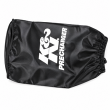 Load image into Gallery viewer, K&amp;N round straight PreCharger filter wrap in black 