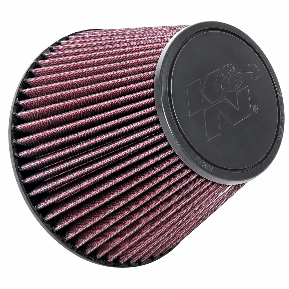 K&N RU-1048XD universal clamp-on air filter with 6 inch flange
