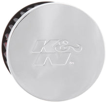 Load image into Gallery viewer, K&amp;N Rubber Base Chrome Top Push-In Crankcase Vent Filter 3in OD x 2-1/2in H. K&amp;N Engineering KNN62-1490