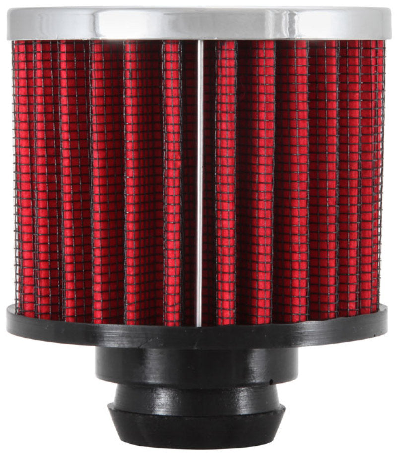 K&N Rubber Base Chrome Top Push-In Crankcase Vent Filter 3in OD x 2-1/2in H. K&N Engineering KNN62-1490