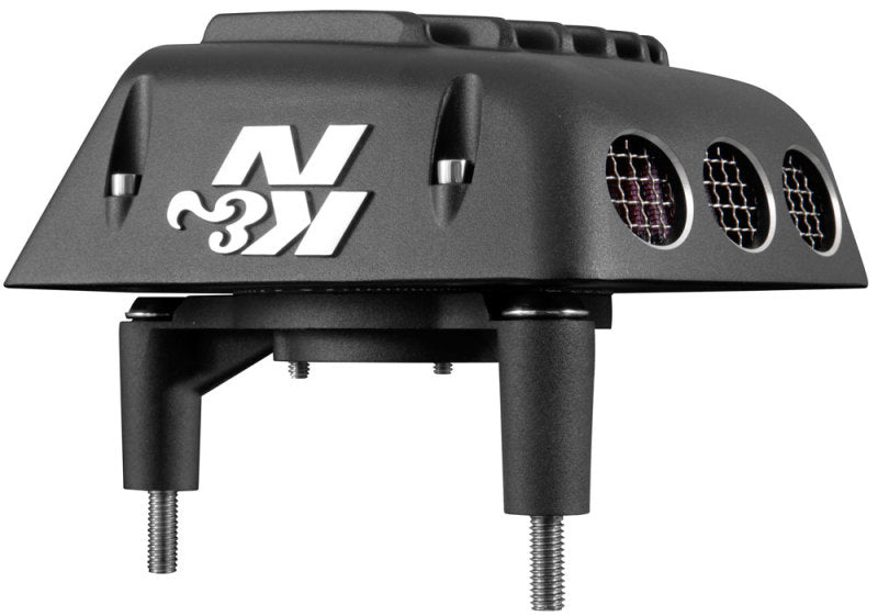 K&N Street Metal Intake System for 01-16 Harley Davidson Softail/Dyna - Shaker Black - Black Ops Auto Works