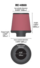 Load image into Gallery viewer, K&amp;N Universal Air Filter Round Tapered 7.375in Base OD / 6.625in Top OD / 7.875in Height K&amp;N Engineering KNNRC-4900