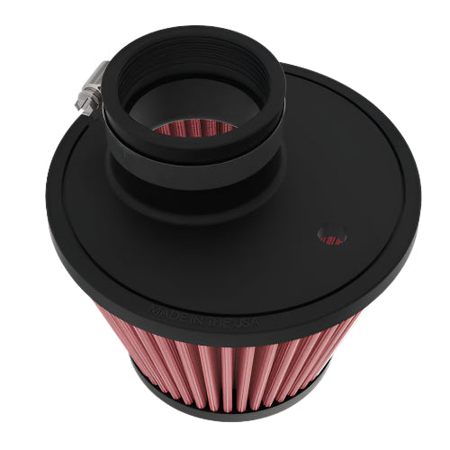 K&N Universal Clamp-on Air Filter 2in Flange ID 5-3/16in Base 3-1/2in Top 3-11/16in Height w/ Vent K&N Engineering KNNRU-9920