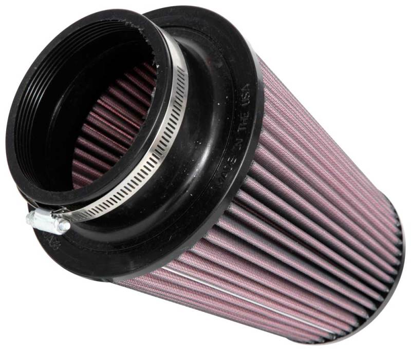 K&N Universal Clamp-On Air Filter 4in FLG / 6-1/2in B / 4-1/2in T / 8in H K&N Engineering KNNRU-1027