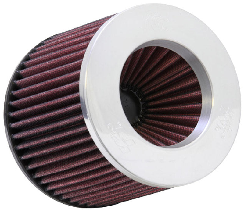 K&N Universal Filter 3 inch Flange 6 inch Base 5 1/4 inch Top 5 inch Height w/ Polished Top K&N Engineering KNNRR-3003