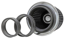 Load image into Gallery viewer, K&amp;N Universal Filter Chrome Round Tapered White - 4in Flange ID x 1.125in Flange Length x 5.5in H K&amp;N Engineering KNNRG-1001WT