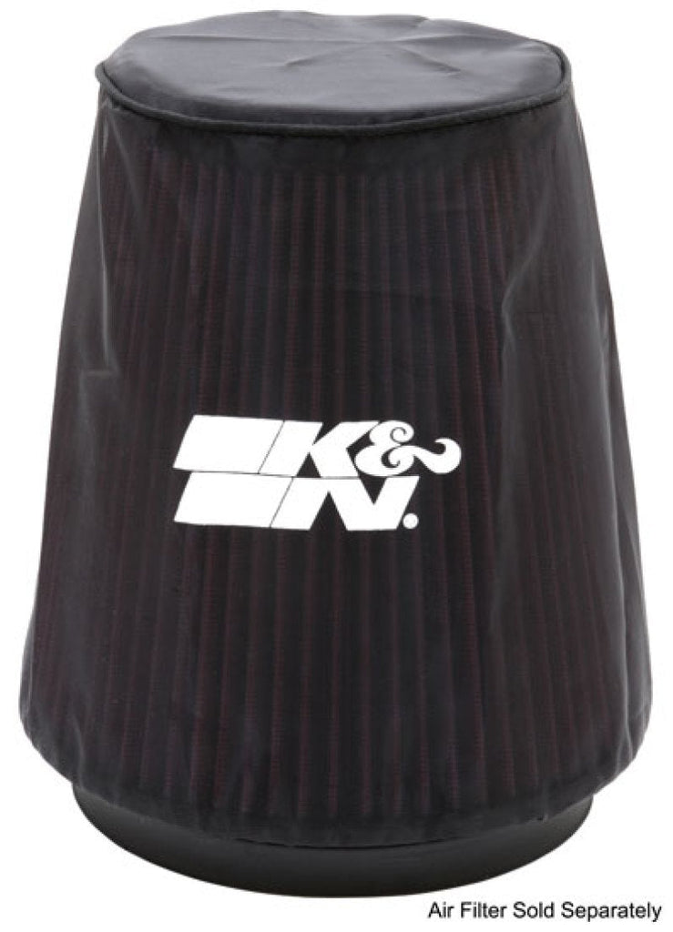 K&N Universal P Dry charger Round Tapered Air Filter Wrap Black K&N Engineering KNN22-8038DK