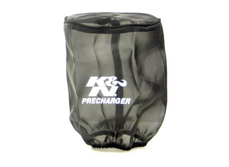 K&N Universal Precharger Round Straight Air Filter Wrap Black 5in ID x 7in Height - Black Ops Auto Works