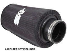 Load image into Gallery viewer, K&amp;N Universal Round Tapered Filter Wrap - Black - 6in Base ID x 4.625in Top ID x 9in Height K&amp;N Engineering KNNRE-0810PK