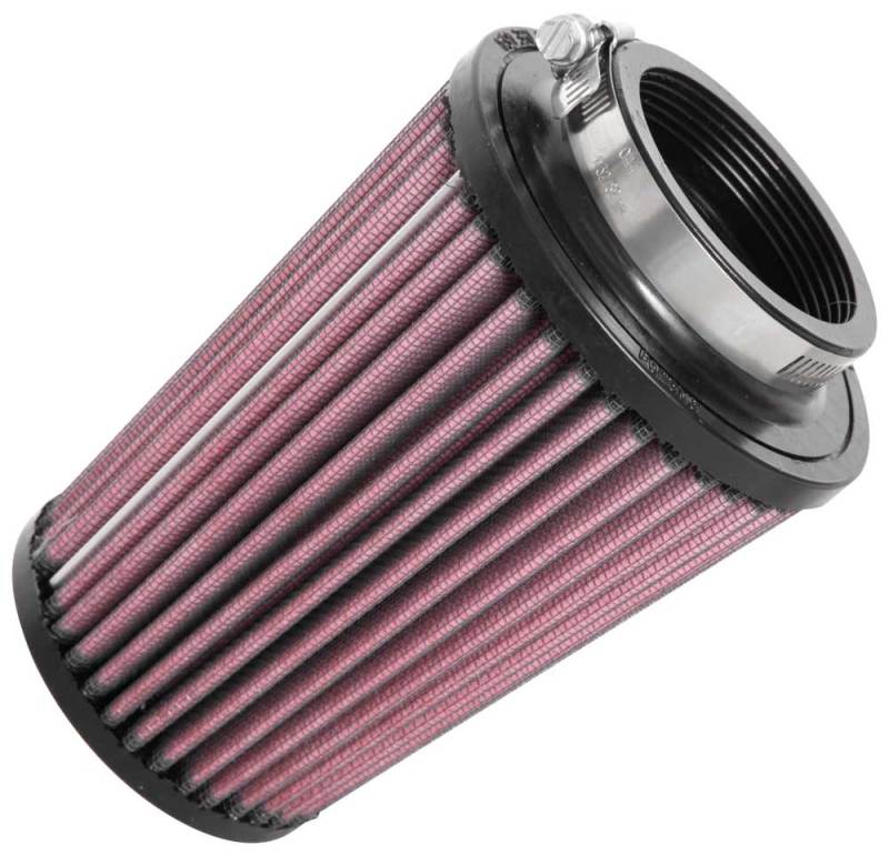 K&N Universal Rubber Filter 2-1/2in Flg / 4-1/2in OD B / 3-1/2in OD T / 6in H - Black Top K&N Engineering KNNRU-5062XD
