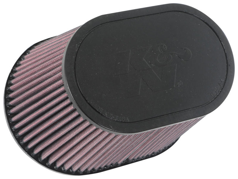 K&N Universal Rubber Filter 6.25in x 4in Oval FLG / 7.375in x 5.5in Base / 6.25in x 4in Top / 5in H K&N Engineering KNNRU-1001