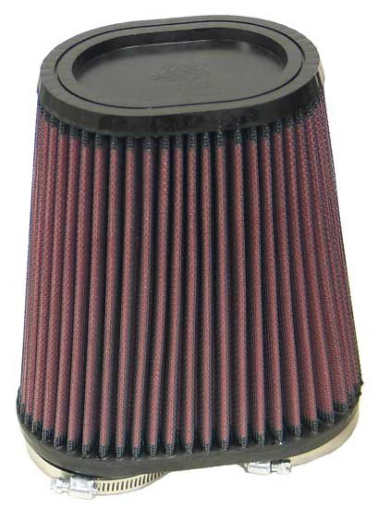 K&N Universal Rubber Filter Dual Flange Oval Tprd 3.75in Base O/S W x 3.438in Top O/S W x 6.75in H K&N Engineering KNNRU-4710