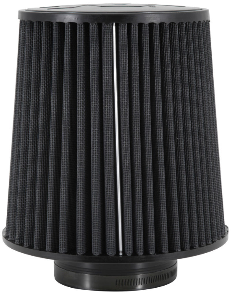 K&N Universal Rubber Filter-Round Tapered 4in Flange ID x 8in Base OD x 6.625in Top OD x 8in H K&N Engineering KNNRU-5171HBK
