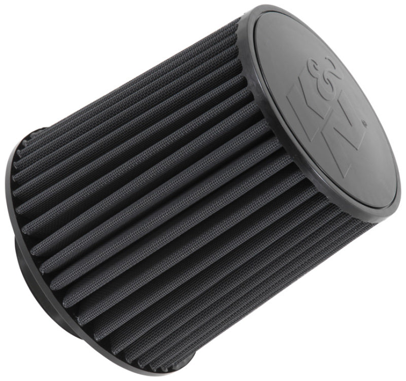 K&N Universal Rubber Filter-Round Tapered 4in Flange ID x 8in Base OD x 6.625in Top OD x 8in H K&N Engineering KNNRU-5171HBK