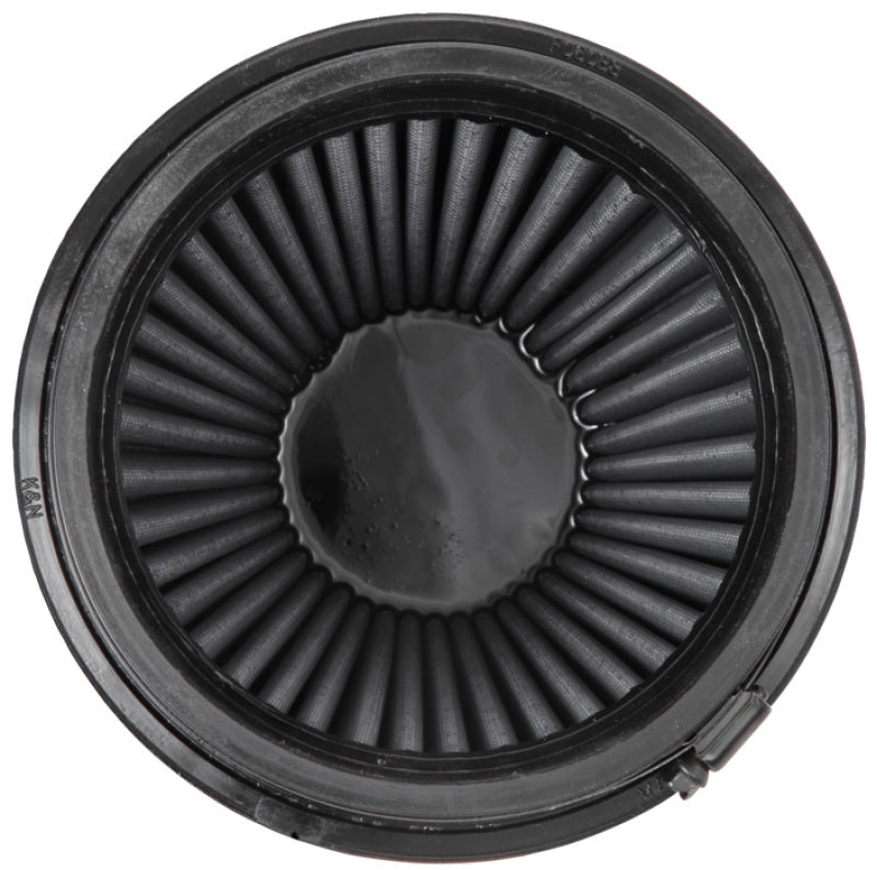 K&N Universal Rubber Filter Round Tapered 6in Flange ID x 7.5in Base OD x 5.25in Top OD x 8in Height K&N Engineering KNNRU-3101HBK