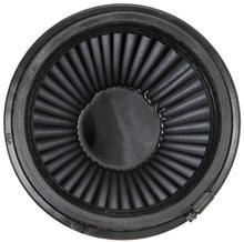 Load image into Gallery viewer, K&amp;N Universal Rubber Filter Round Tapered 6in Flange ID x 7.5in Base OD x 5.25in Top OD x 8in Height K&amp;N Engineering KNNRU-3101HBK