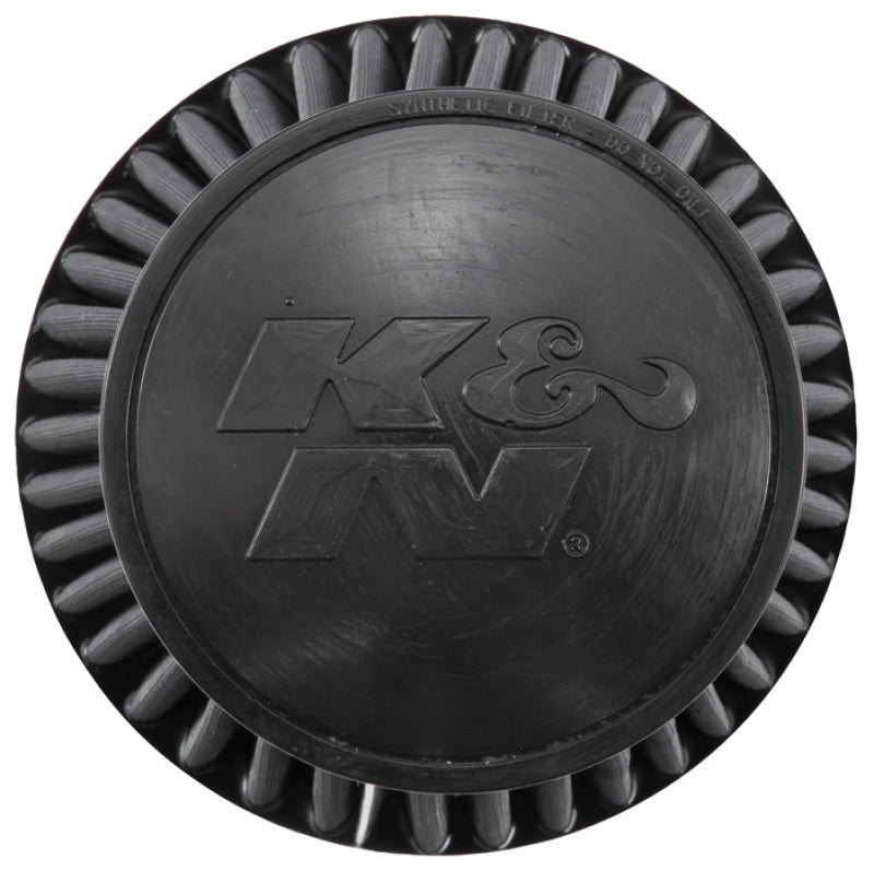 K&N Universal Rubber Filter Round Tapered 6in Flange ID x 7.5in Base OD x 5.25in Top OD x 8in Height K&N Engineering KNNRU-3101HBK