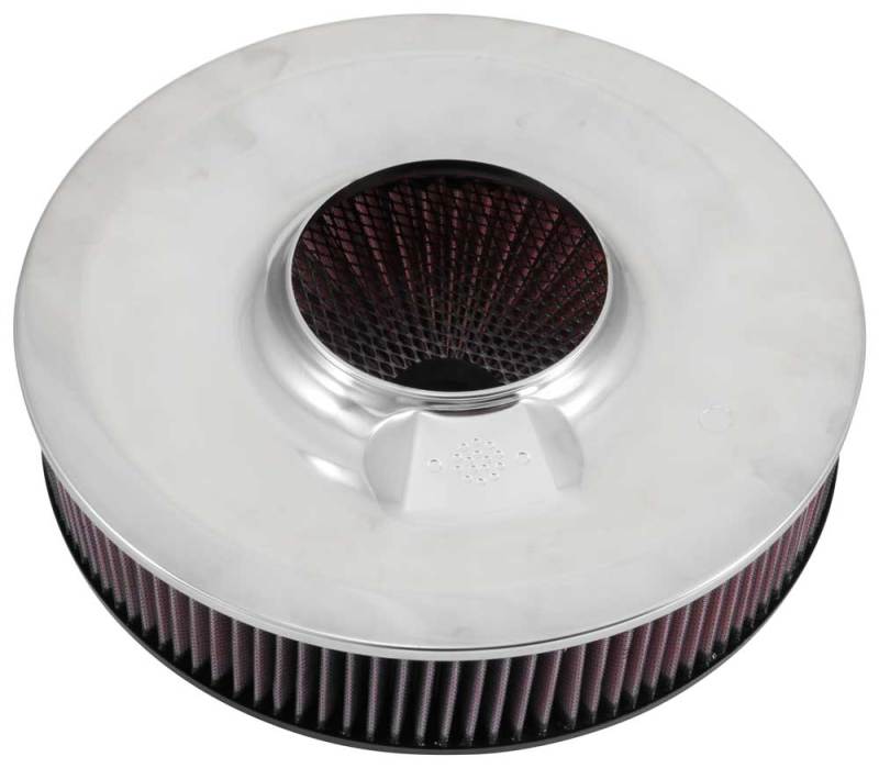 K&N X-Stream Top Assembly 14in OD 5.125in Neck Flange 4.62in H w/Vent K&N Engineering KNN66-3010