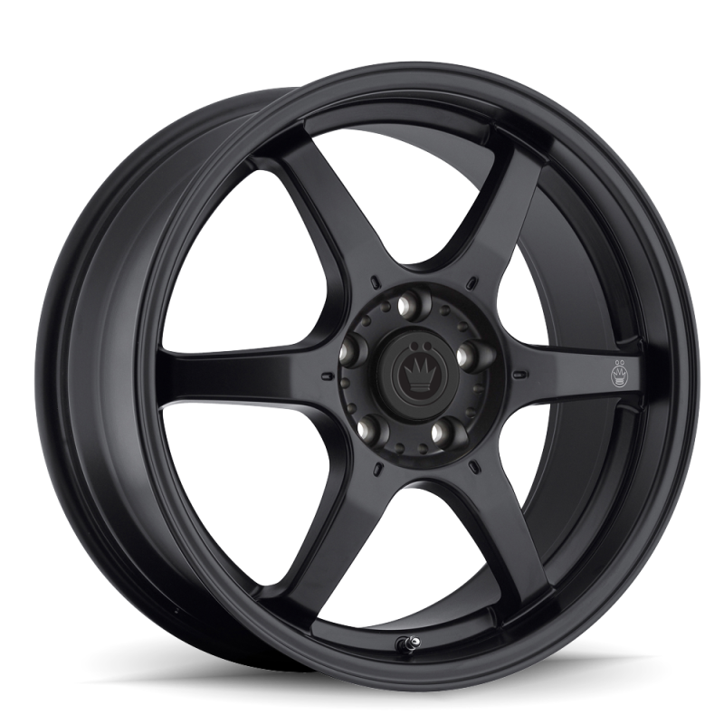 Konig Konig Backbone 17x7.5 5x114.3 ET45 Matte Black Milling Logo on Spoke