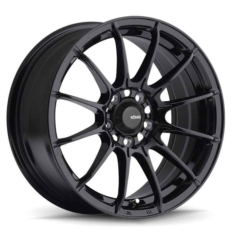 Konig Dial In 15x7 4x100 ET35 Gloss Black - Black Ops Auto Works