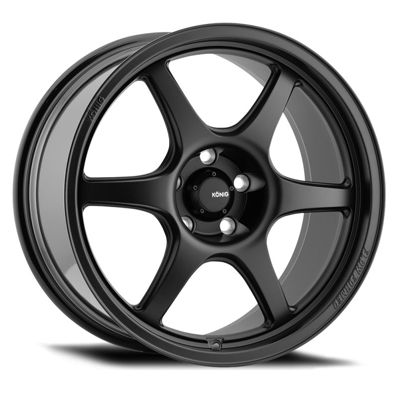 Konig Hexaform 18x9.5A 5x114.3 ET35 Matte Black - Black Ops Auto Works