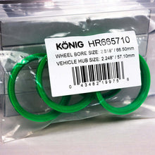 Load image into Gallery viewer, Konig Hub Ring Set (4pcs) - 66.5mm O.D. / 57.1mm I.D. Konig KNGHR665710
