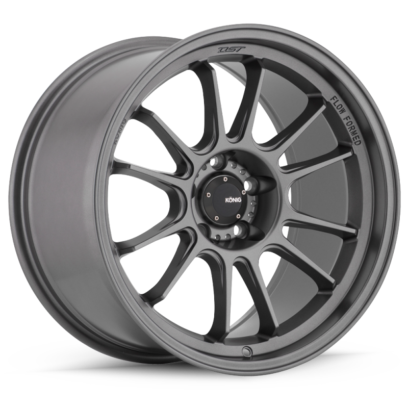 Konig Hypergram 18x8.5 5x108 ET43 Matte Grey - Black Ops Auto Works