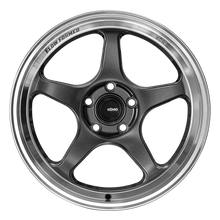 Load image into Gallery viewer, Konig Hyperspec 18x8 5X114.3 ET35 Anthracite Metallic Wheel w/ Mirror Machined Lip Konig KNGHP88514356