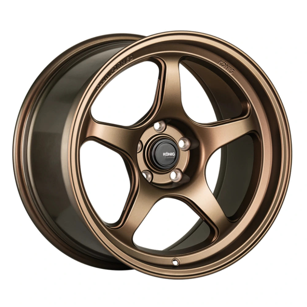 Konig Hyperspec 18x9.5A 5x114.3 ET35 Matte Bronze Wheel (Knurled Bead) - Konig KNGHP98514358