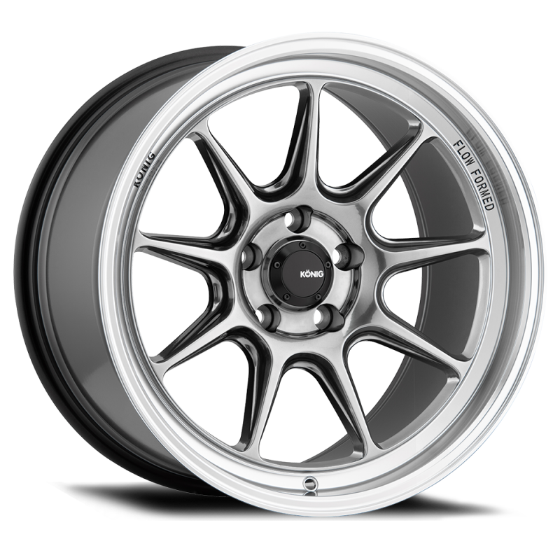 Konig Countergram 15x8 4x100 ET25 Hyper Chrome / Machined Lip - Konig KNGCT8510025C