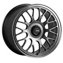 Load image into Gallery viewer, Konig MRK1 19X9 5X112 ET42 Hyper Carbon - Gloss Black Gear Cap/Logo/Cover Plate - Konig KNGMK99512426