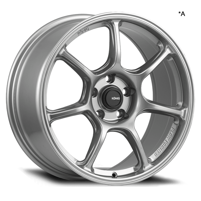 Konig Ultragram 15x9 4x100 ET35 Titanium Metallic Knurled Bead - Konig KNGUG9510035T