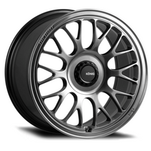 Load image into Gallery viewer, Konig MRK1 15x8 4x100 ET35 Hyper Carbon wheel with gloss black gear cap