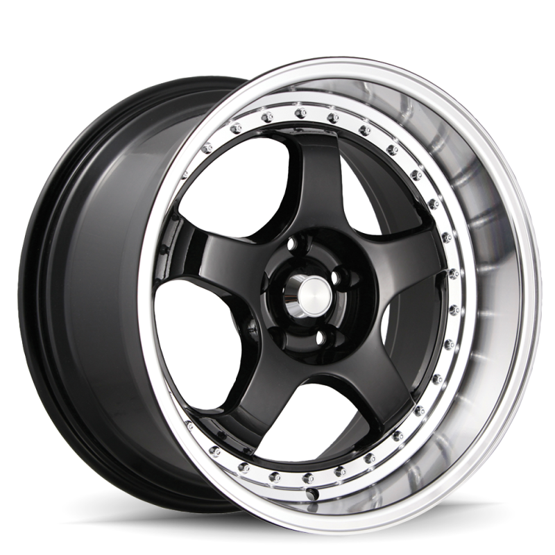 Konig Konig SSM 18x8 5x114.3 ET35 Gloss Black w/ Machined Lip