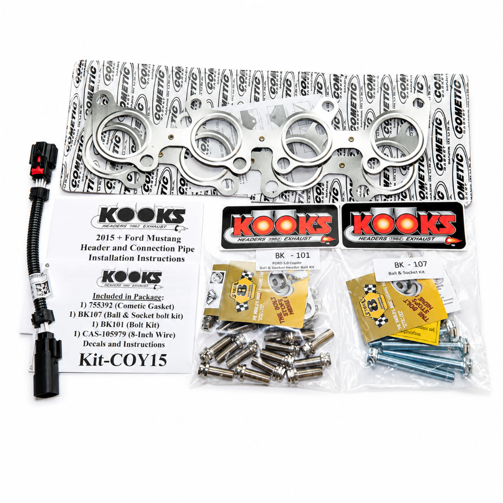 T304 stainless steel Kooks 1151H631 long tube headers with 2 inch primaries and 3 inch collectors