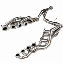 Load image into Gallery viewer, Kooks 1361H430 long tube headers and GREEN catted Y-pipe kit for 2015-2020 Ford F-150 5.0L Coyote V8