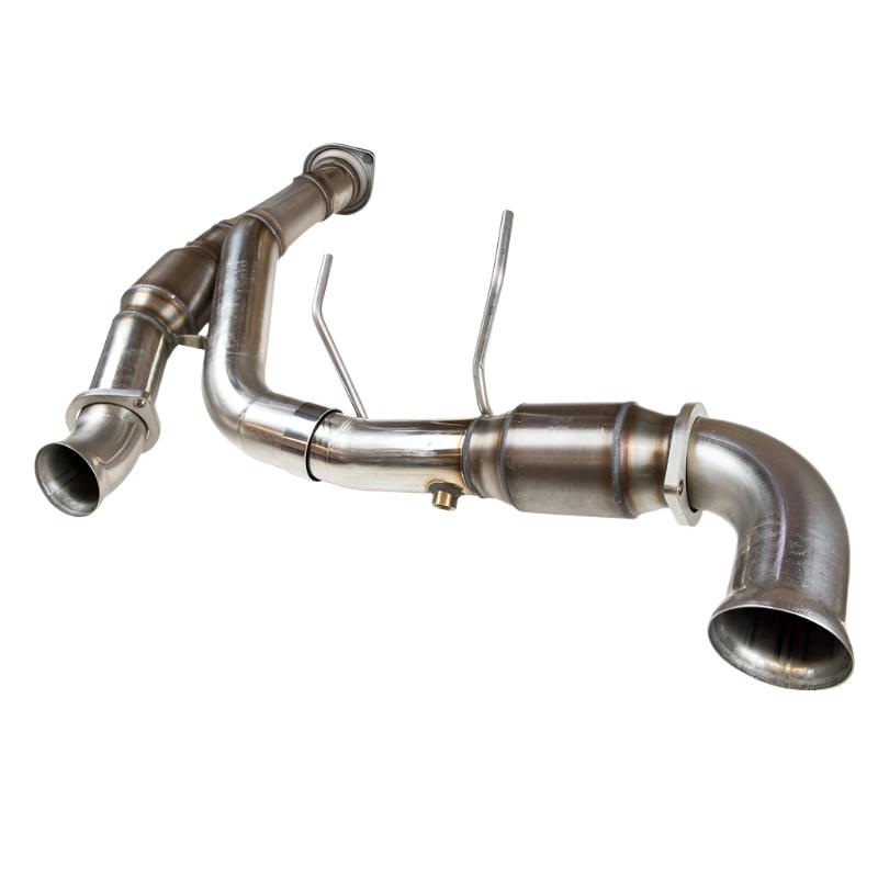 Kooks GREEN catted Y-pipe included with 1361H430 header kit for 2015-2020 Ford F-150 5.0L