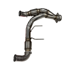 Load image into Gallery viewer, Kooks 1371H420 headers bolted to engine on 2023 Ford F-150 5.0L underhood view