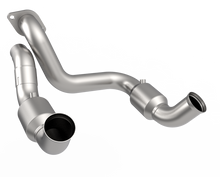 Load image into Gallery viewer, Kooks 14003400 catted pipes installed on 2021 Ford F-350 Super Duty 7.3L exhaust