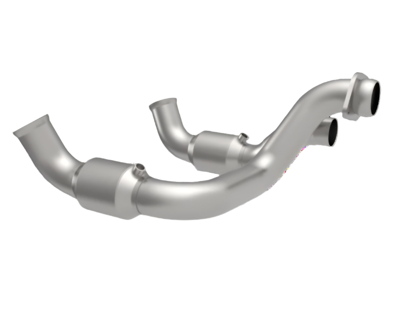 Merged collectors and oval-port flanges on Kooks 1400H430 7.3L headers