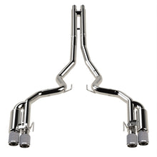 Load image into Gallery viewer, Kooks Headers Kooks 18-24 Ford Mustang GT 5.0 3in. Valved Shotgun Cat-Back Exhaust - Carbon Tips