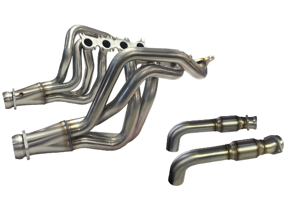 Kooks Headers Kooks 2024 Mustang GT/D.H. 5.0L 4V 2in x 3in SS Headers w/ H.O Green Catted Connection Pipe